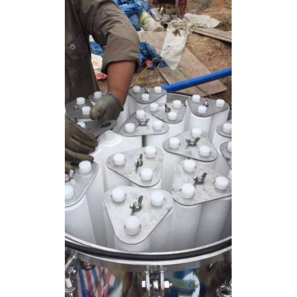 En acier inoxydable 304 # 2 Filtre à sacs