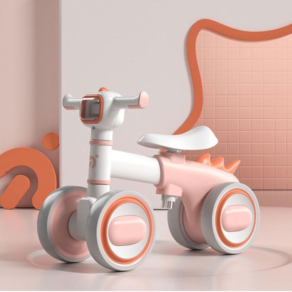 Car Style Children's Balance Bike for Boys Girls Learning Toy Handcart Balancing Gift