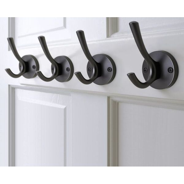 Simle Modern Cap Holder Brushed Brass Bag Holder Zinc Cloth Hook  Bathroom Hardware Fittings