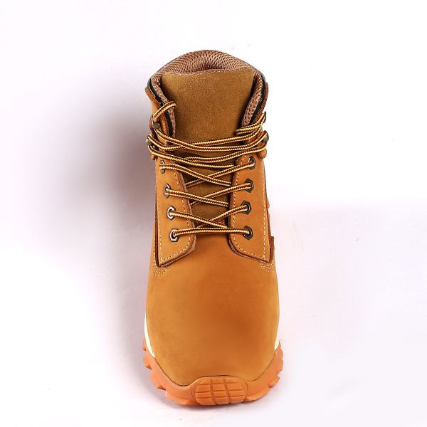 ODM S3 Customize LOGO Microfiber Leather Mid Cut Safety Shoes with Steel Toe and Plate Worl Boots