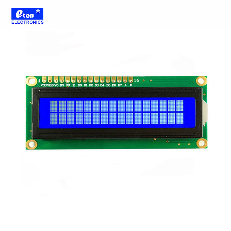 Factory Direct Sales 1602 STN Monochrome LCD Module 16 Characters X 2 Lines