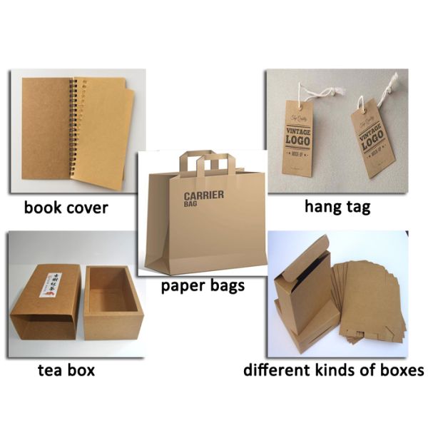 Rollo superior del papel de Brown Kraft de la Virgen de la fuerza que estalla 250gsm