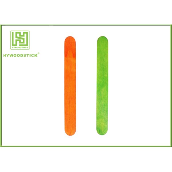 Eco - Friendly Blue / Red Craft Lollipop Sticks Handcraft Toys For Child Training