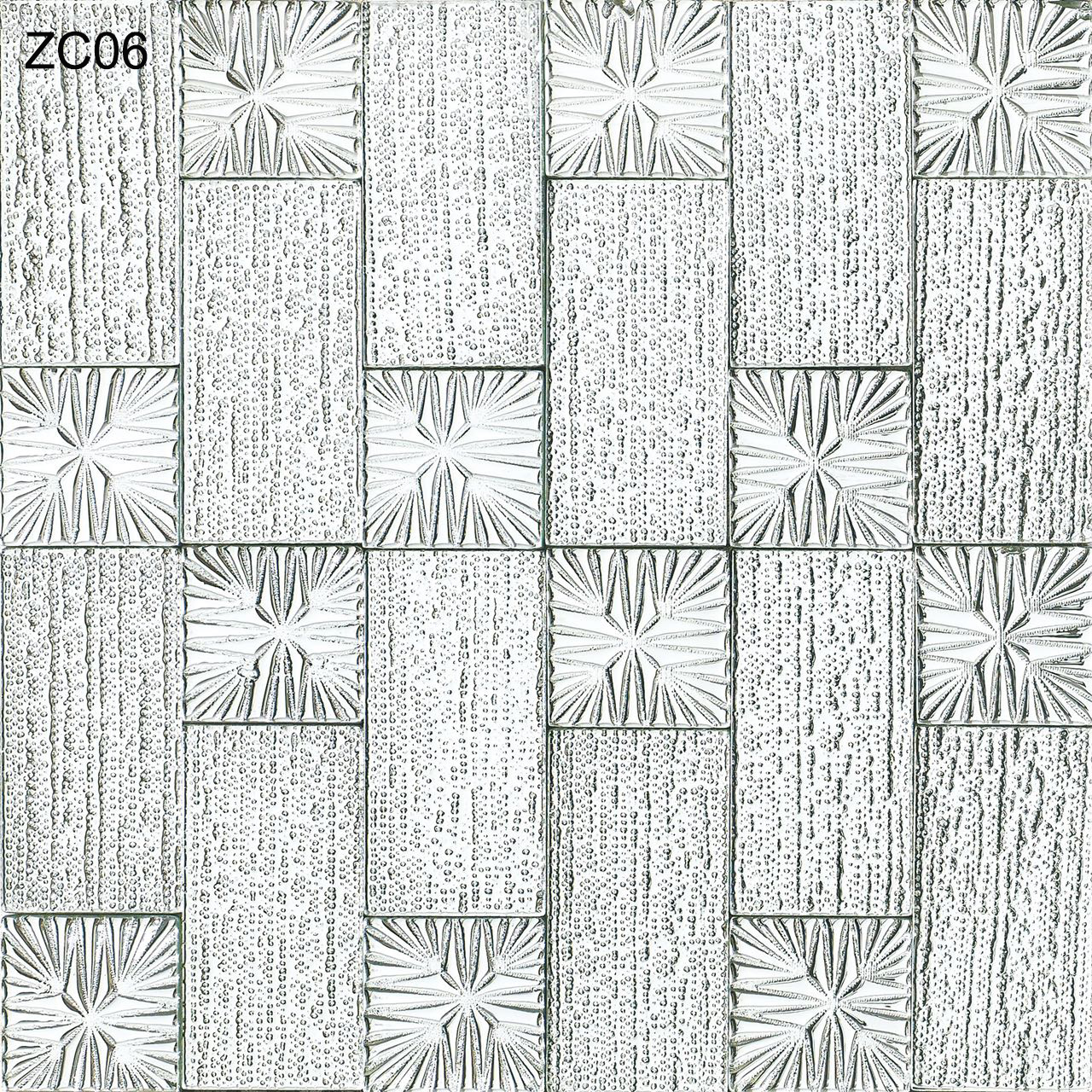 Elegant and Non-slip Glass and Metal Wall Swimming Pool Mosaics For Renovation