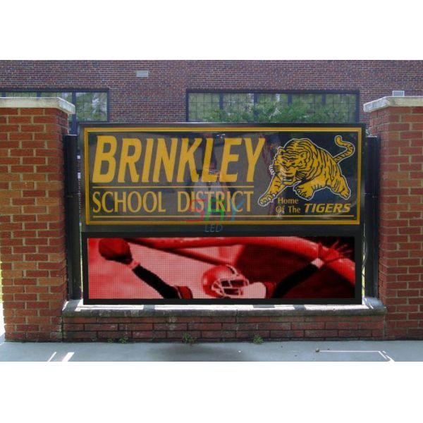 10mm Outdoor LED Billboard , High Brightness Waterproof LED Church Sign