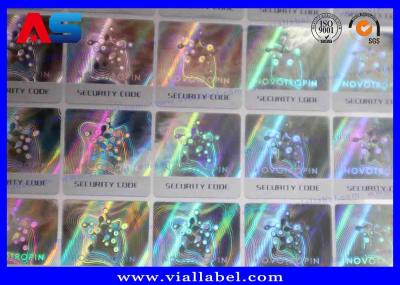 Custom Scratch 3D Holographic Sticker QR Code Label Printing And Color Variable