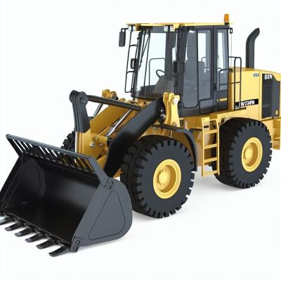 Carregador de rodas de 3 toneladas LW300KN com agarrador de madeira e motor Weichai 92kW