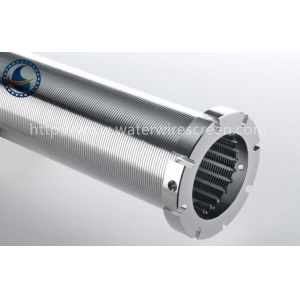 Tipo dado laços poço de água dos Ss 304 do fio da cunha - tubulação da tela