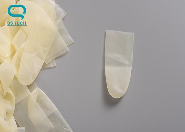 Berços de borracha naturais do dedo da sala de limpeza de 100%