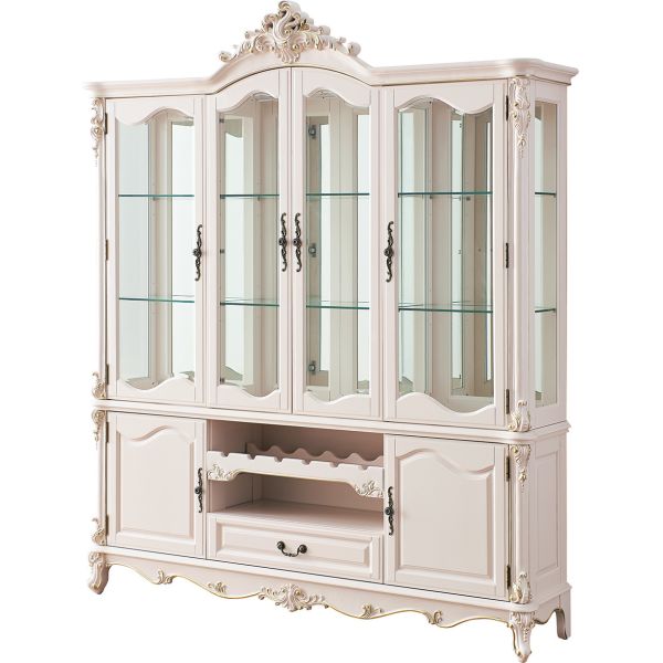 Wooden Glass Whiskey Dining Room Cabinet OY-JG02