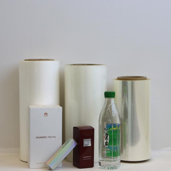 12-67microns Matt BOPP Film Matte Finish Laminating Film For Cosmetics Label