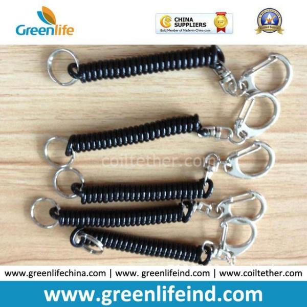 Standard Key Clip with Slim Coil in Solid Black Color