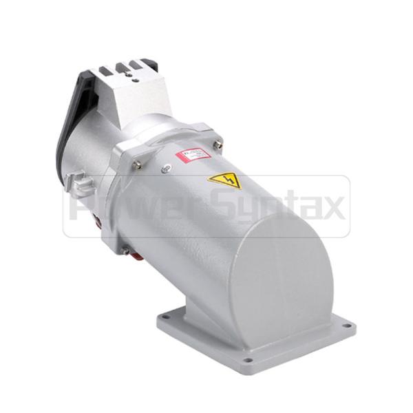 Numéro de la pièce industriel à angles fixé au mur à forte intensité résistant 75068 de prise de PowerSyntax 5P 250A IP67 400V