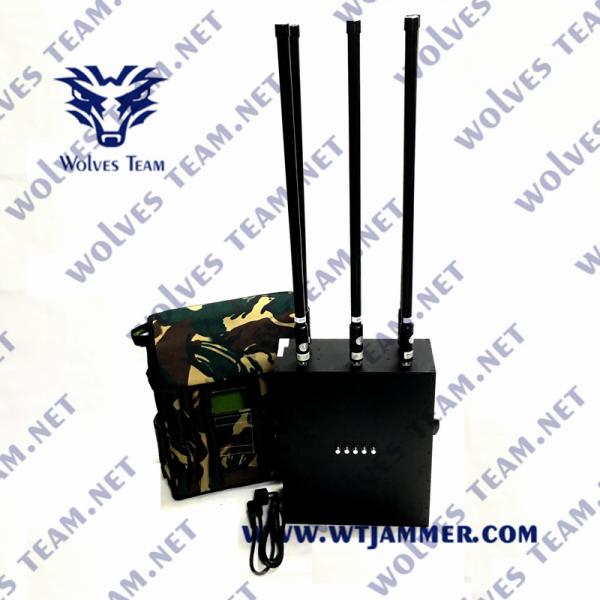 Jammer do jammer 4G 5G 150m Manpack RF do sinal da trouxa de CDMA G/M 80W EOD