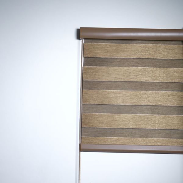 100% Polyester Roller Curtain Zebra Blinds For Living Room