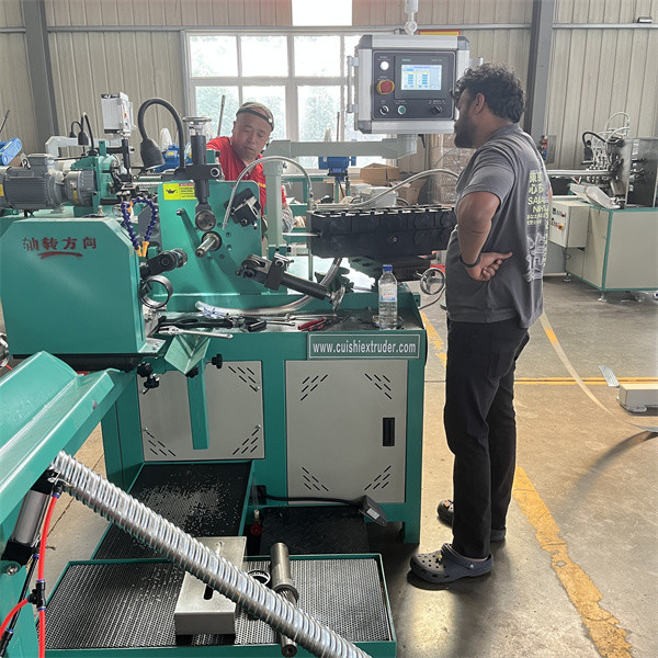 Spiral Lock Seam Metal Corrugated Pipe Making Machine for Large Diameter Drainage Pipe Production