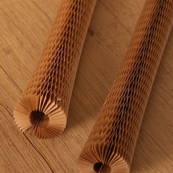 Brown Honeycomb Wrap Sleeve  20cm 90Ply Protective Sleeve For Bottles