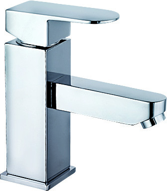 Современный хромовый однорукавный латунный раковина для мытья микшерный кран T8332