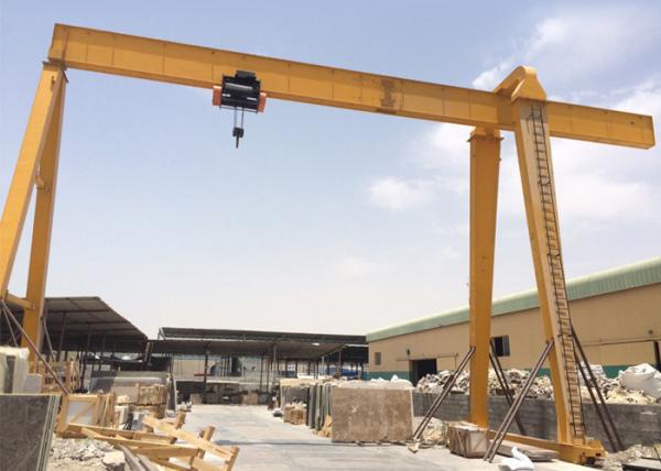 Electric Single Girder Gantry Lifting Equipment 20 Ton With European Design