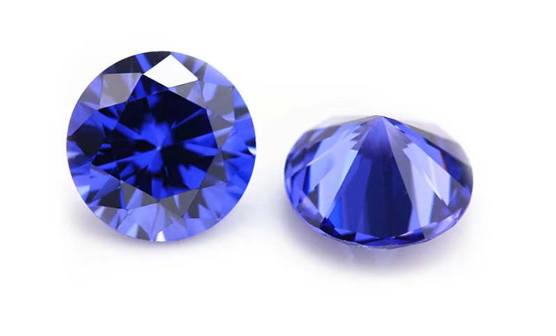 Synthetic Cubic Zirconia Loose Gemstones For Jewelry Birthstone Round Cut 4mm-10mm