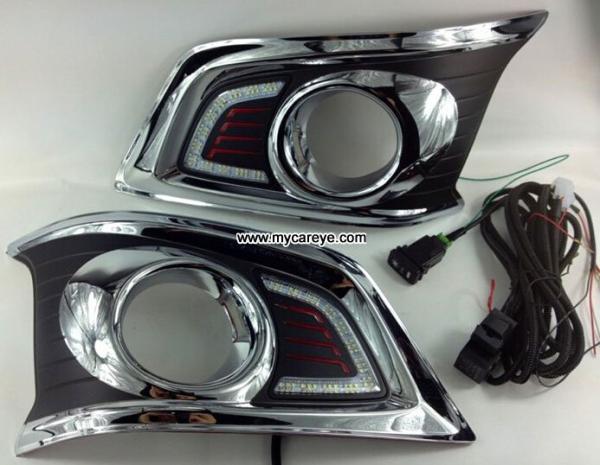 Toyota Vigo Hilux DRL LED Daytime Running Lights car exterior daylight