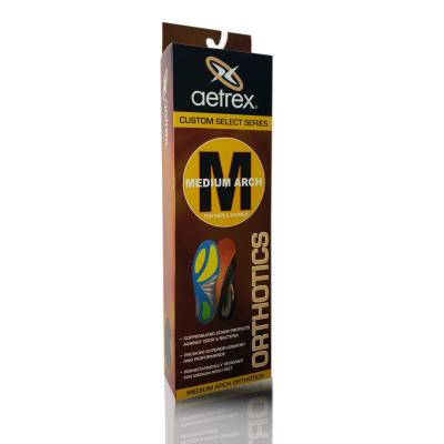 Silver Color Art Paper Material Custom Printing Cardboard Box Packaging Gold Hot Stamping for the Insole Packing