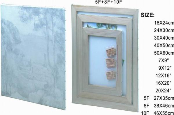 Premier Art Painting Canvas For Printing 100% Natural Cotton Paulownia Or Fir Wood