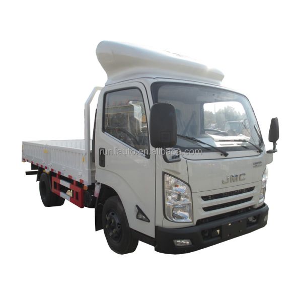 Camion de marchandises à rangée unique JMC Camion de marchandises à rangée double JMC Camion de camions de 3 tonnes