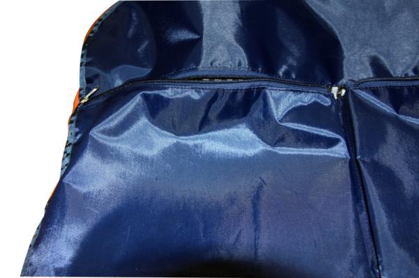 Navy Nylon Fabric Suit Bags Easy Carry traveling shoulder trap water proof