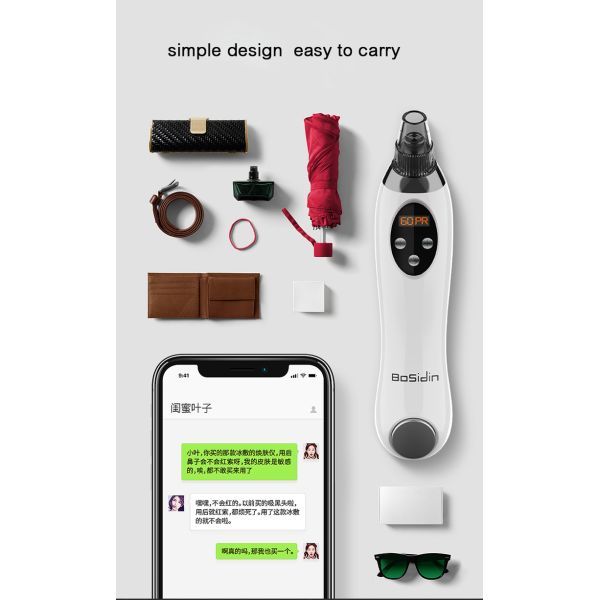 Ice Cool Home Beauty Machine Electric Pore Cleanser Blackhead & Acne Remover