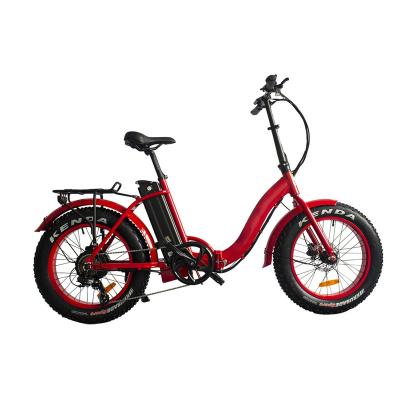 Women'S Felt Electric Fat Tire Mini Bike  Folding Electric Fat Tyre Cycle