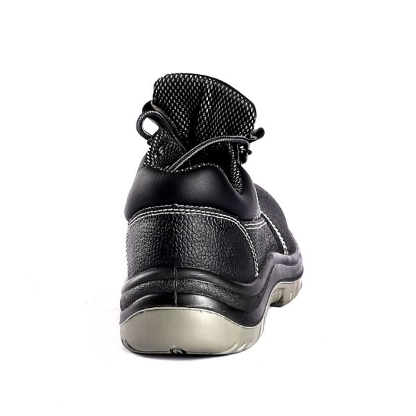 Стальная обувь для рабочих ногтей PU подошва рельефная коровая кожа сетка верхний слой обуви безопасности