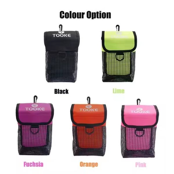 Pequeña bolsa de equipo de buceo de PVC de nylon 210D resistente al agua para bucear y nadar