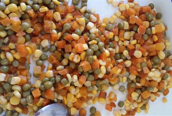 Вкус 425g HACCP мягкий законсервировал смешанные овощи