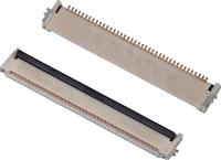 taille SMT à angle droit du connecteur 2mm du lancement FFC FPC de 0.5mm 4~96 circuits