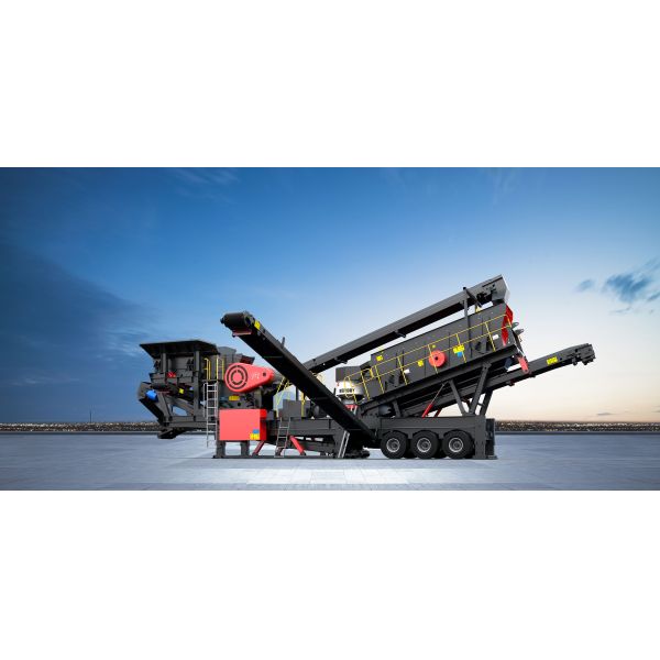 China Hot Sale MTNG400S-3 Wheel Type Mobile Crushing and Screening Station Plant Price