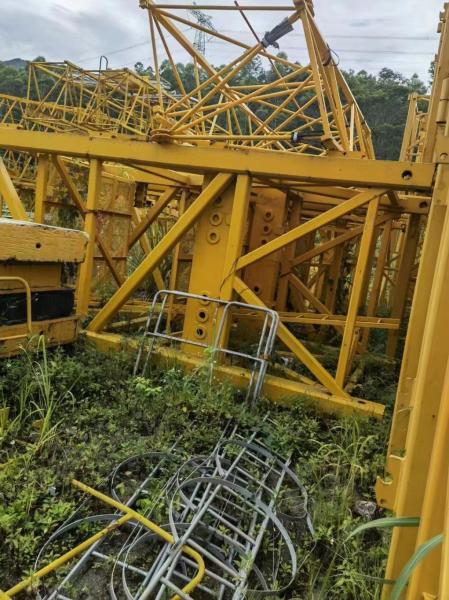 2016 Zoomlion L400 Boom Luffing Jib Torre de grúa con certificación GS y tipo de coche en movimiento