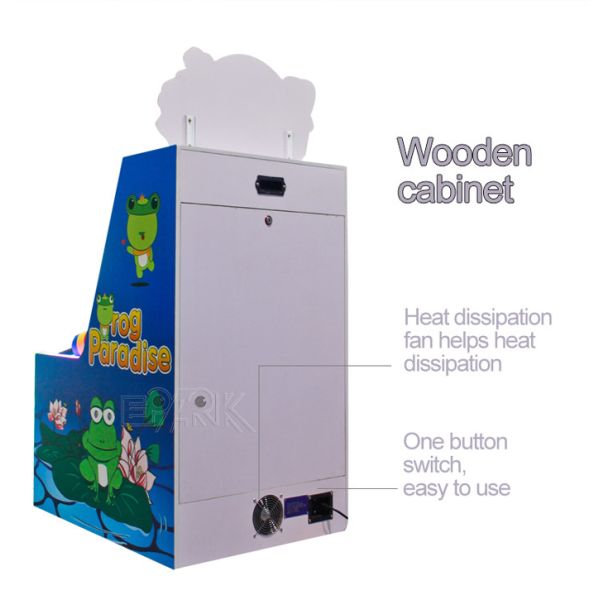 100W Whack A Mole Hitting Frog Machine Frog Paradise Hammer Game Machine