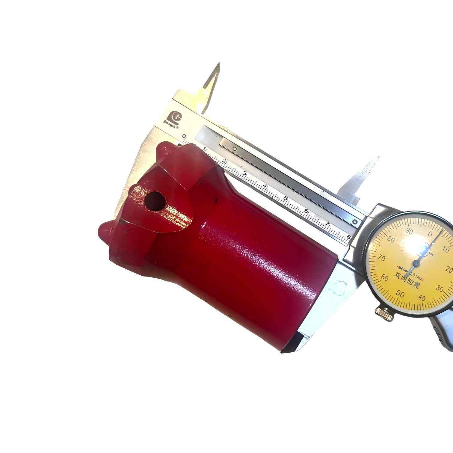 61mm Diameter R32 Blast Furnace Drill Bit With High Wear Resistant Carbide Tip And Standard R32 Thread