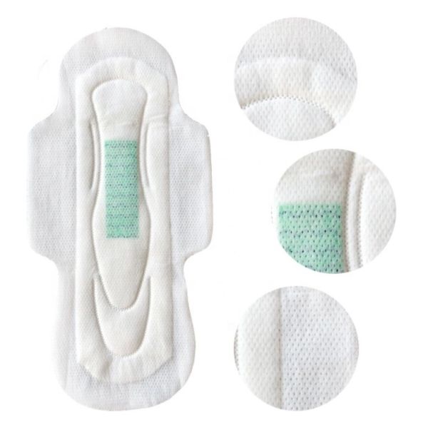 Biodegradable Natural Organic Cotton Anion Chip Sanitary Pad