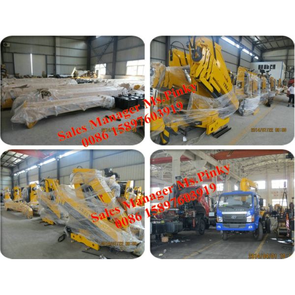 Cheaper Price 5 Tons Crane Mounted Truck ISUZU Cargo Truck for Sales