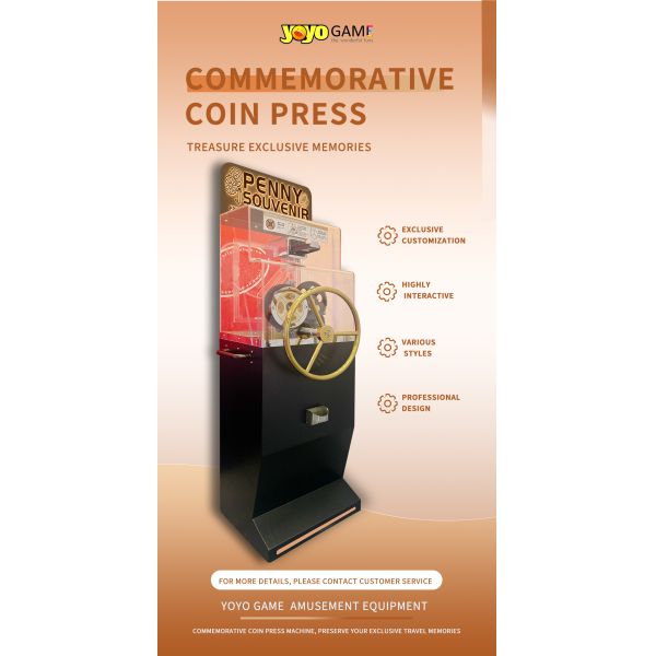 No Power Need Custom Peso Press Machine Tourist Diy Souvenir Coin Press Game Machine Penny Pressed Machine for Museum in Mexico Brazil