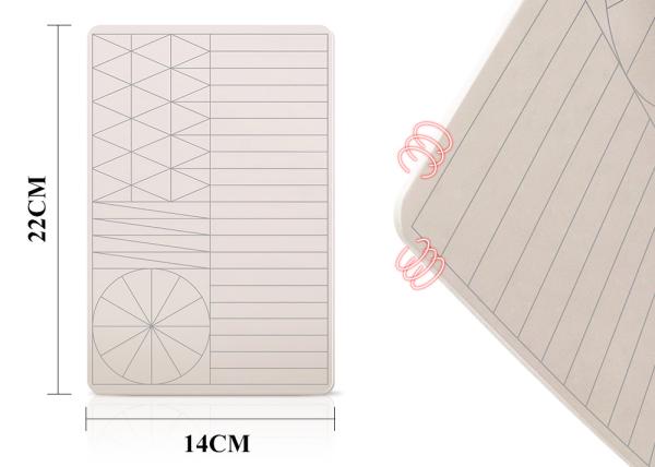 Eyebrows Permanent Makeup Practice Skin Circular Square Pattern 50.2g