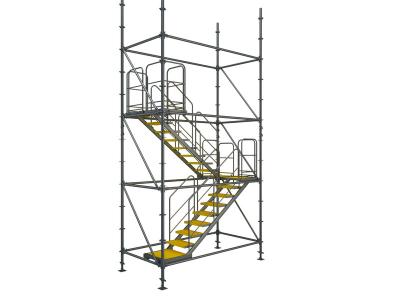 Flexible to assemble and disassemble Ring-lock convenient Scaffolding Stair Towers