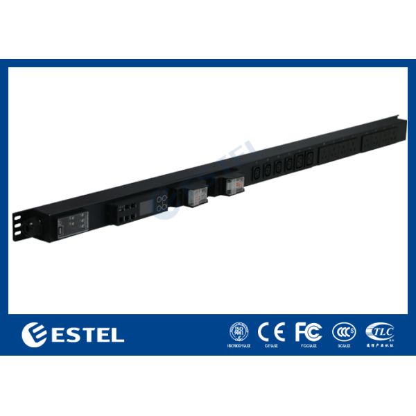 Smart PDU with Real Time Power Monitoring and Environmental Sensors for Data Center Management and Power Delivery