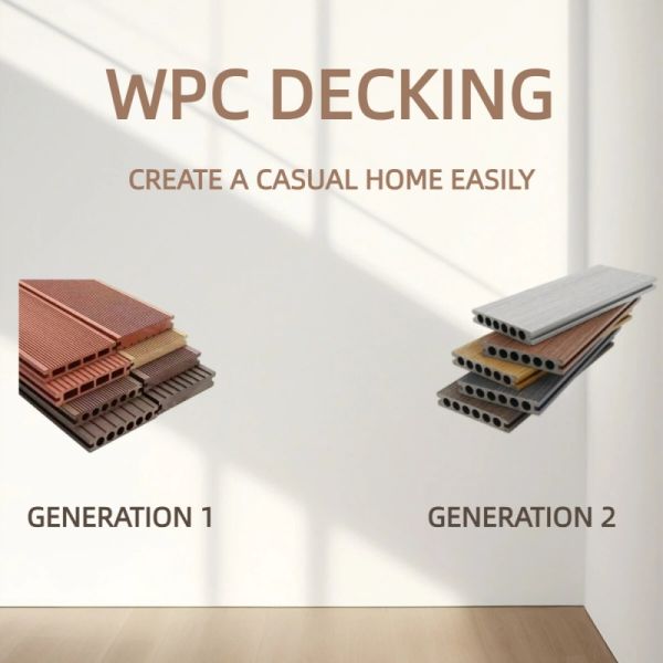 140*23mm Weatherproof WPC Decking Panel Co Extruded UV Resistant