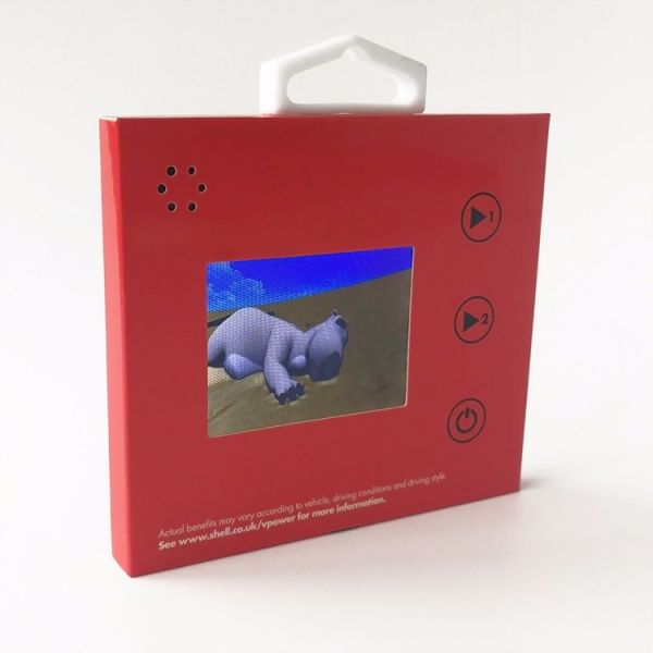 OEM ODM custom Smart USB Advertising Player digital LCD screen 2.4 inch video business card with lanyard