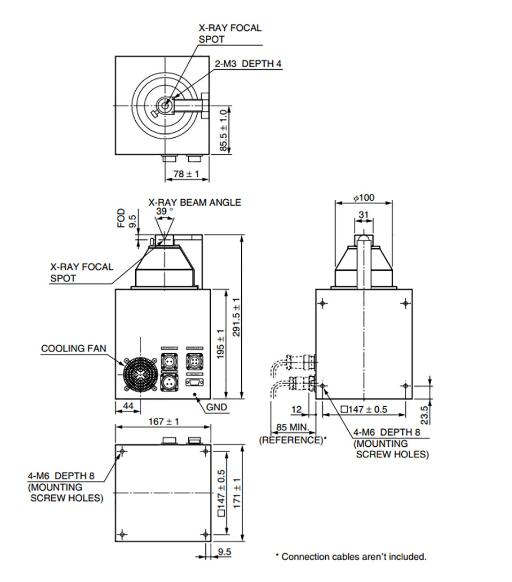 Unidade da fonte do raio X de L9421-02 Hamamatsu