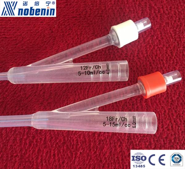 100% Medical Silicone Urethral Catheter Two Way Surgical Urination Smooth