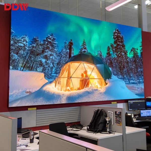 DDW High Performance 4K HD Ledwall Panel P1.9 P1.25 P1.56 P1.8 Seamless Splicing Indoor Led Display Screen for Conference Room
